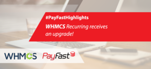 PayFast Blog - article on WHMCS recurring billing - header image