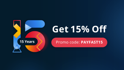 PayFast 15 Birthday sign up promotion