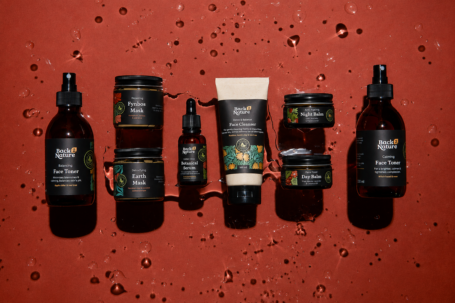 Back 2 Nature skincare products